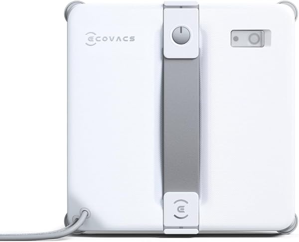 ECOVACS WINBOT Mini 2 Robot Nettoyeur de Vitres, Brosses d’Angle & Pulvérisation Ultrasonique, Ultra-Mince pour Fenêtres Étroites, Navigation Intelligente, 6 Modes App, Protection 10 Niveaux - 1