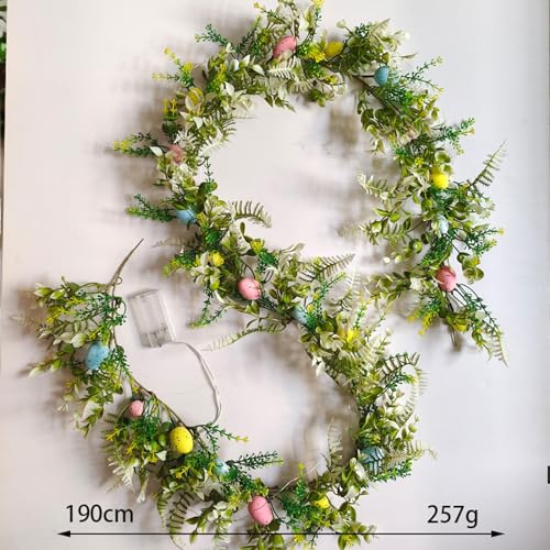 Couronne de Pâques et feuillage entrelacé pour une table de fête chaleureuse - 4