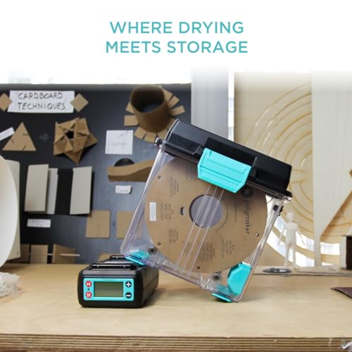 Image of Polymaker PolyDryer Dry Dock(No Box), Filament Dryer for 3D Print, 360 Airflow, Adjustable Heat & Timer, Print Without Breaking Seal, Works with PA Nylon, PLA, PVB, PETG, ABS, TPU, 1.75 /2.85 /3.00mm