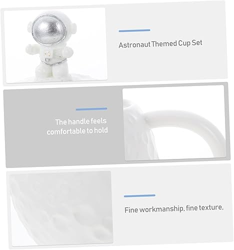 Miniatura 5 de Abaodam 1 Unidades Hervidor de cerámica Hervidor de agua de cerámica Tetera de astronauta Tetera Kung Fu Tetera de vidrio Taza de vidrio Taza de