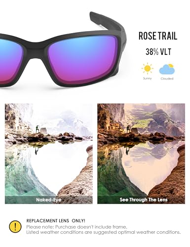Image of BLAZERBUCK Anti-salt Polarize Replacement Lenses for Oakley Straightlink OO9331 Sunglass