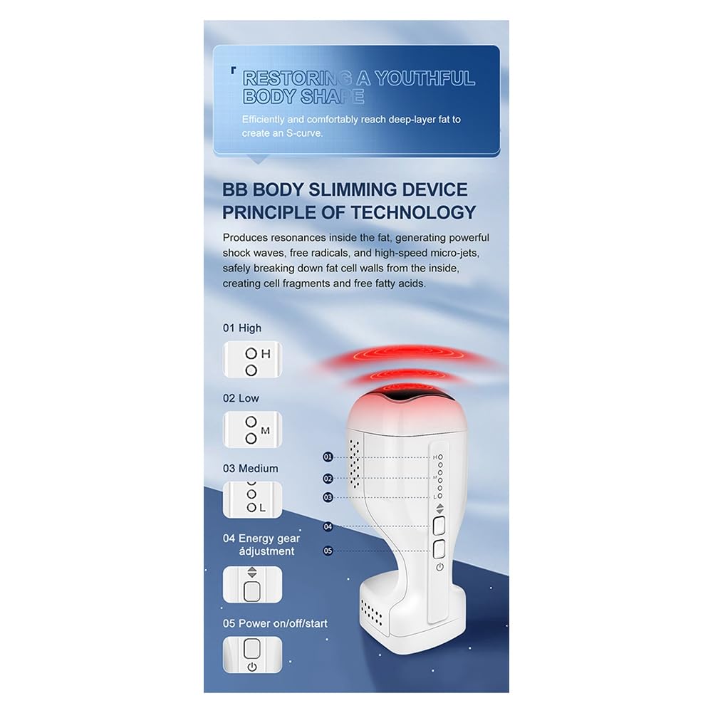 Corps Minceur Appareil de Cavitation Ultrasonique Élimination de la Graisse Du Ventre Masseur Perte de Poids Anti Cellulite Minceur Prise Ue