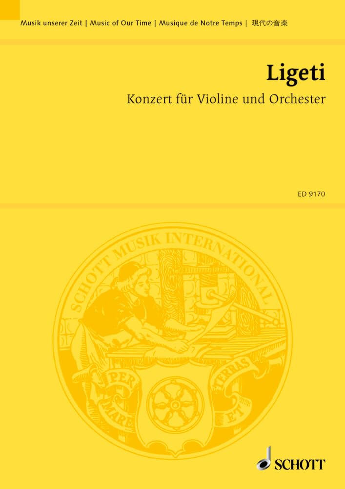 Konzert: für Violine und Orchester. Violine und Orchester. Studienpartitur. (Musik unserer Zeit)