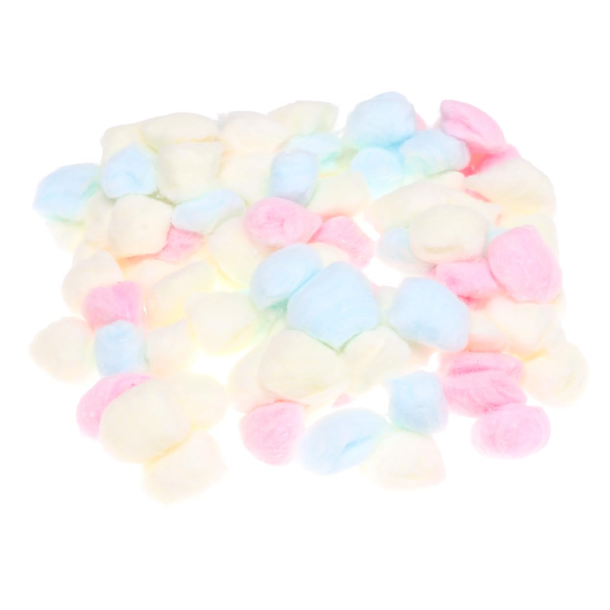 IWOWHERO Fingernail Polish Remover Pads 200pcs Soft Absorbent Cotton Balls Disposables for Nail Care