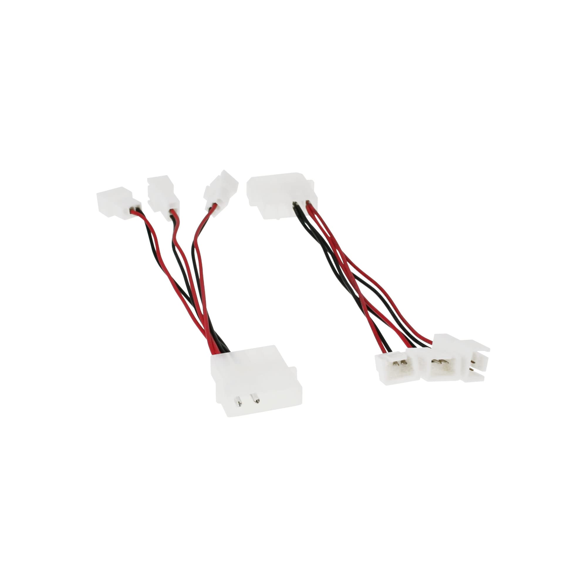 InLine 33005A Fan Adapter Cable, 12V to 5V, for 3 Fans