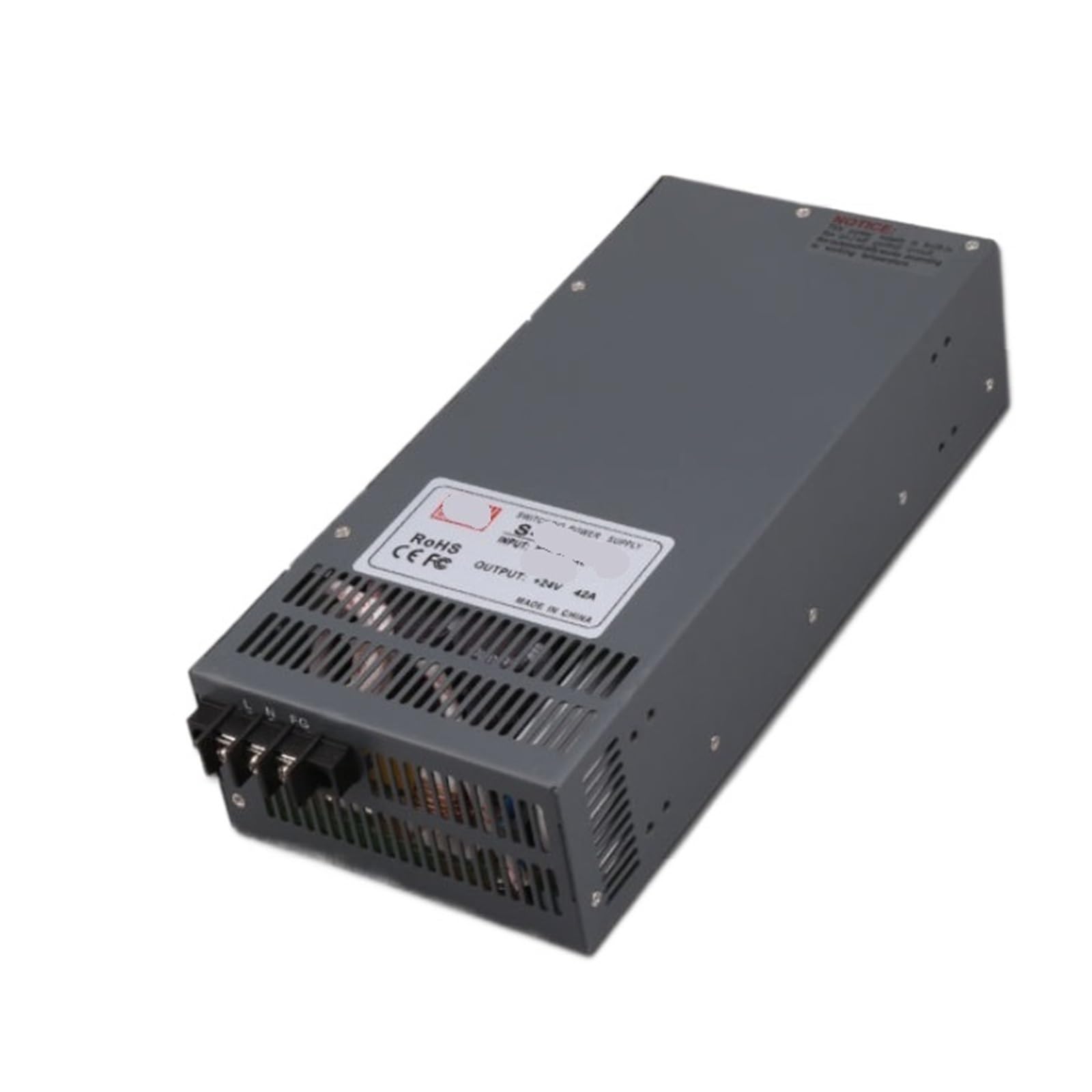 PWANUIGTE S-1000W-12V24V36V48V60V high-Power Switching Power Supply 220VAC to DC Industrial(S-1000-24)
