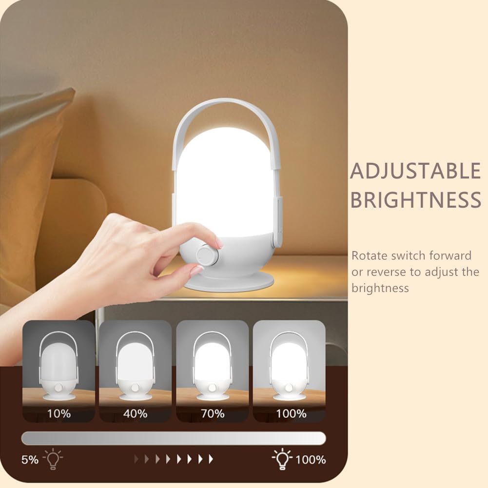 Faroles para cortes de energía, regulables, recargables, funciona con pilas, luces portátiles de camping al aire libre para senderismo, supervivencia de emergencia, paquete de 4