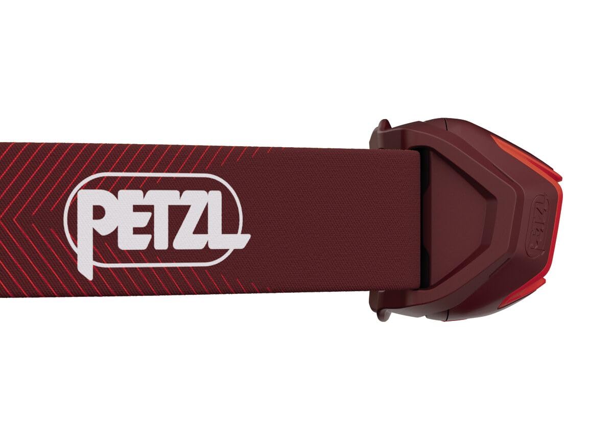 PETZL - ACTIK Stirnlampe – drei Beleuchtungsstufen, weiß, grün, 450 Lumen