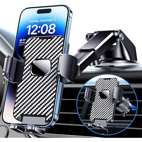 GUWEZ Car Phone Holder Cover