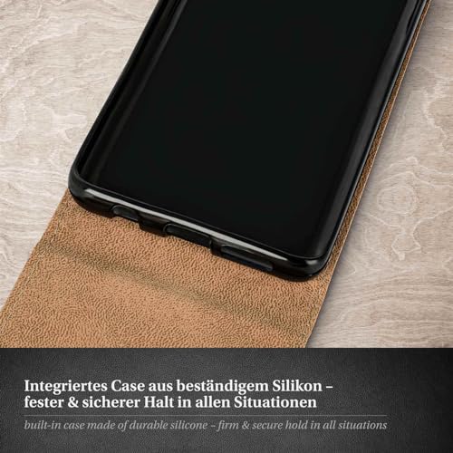 Etui à Rabat Compatible avec Google Pixel 4 XL moex Premium Case Noir - 3