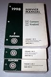 1998 Chevrolet Camaro, Pontiac Firebird Factory Service Manuals (GM F Platform, 3 Volume Set)