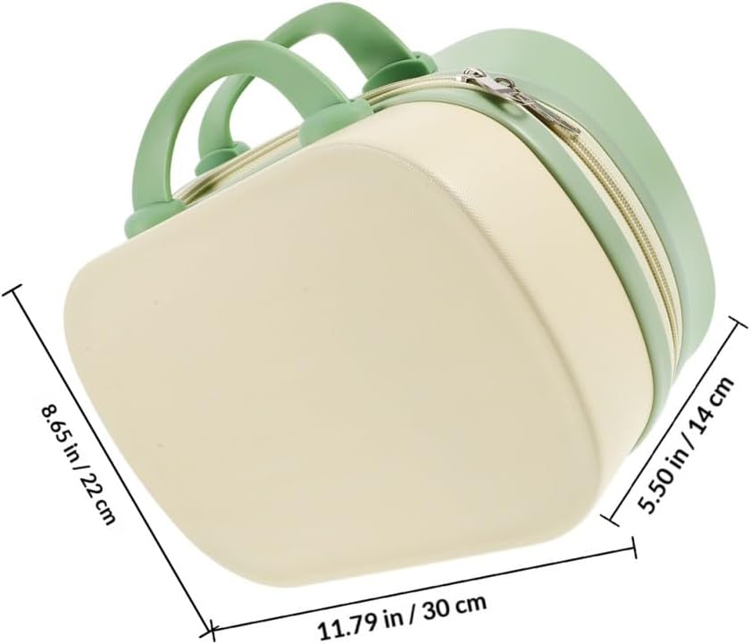NOLITOY Portable Makeup Organizer Bag Ample Storage for Travel Lightweight Cosmetic Case for Women and Girls Stylish Colorblock Design