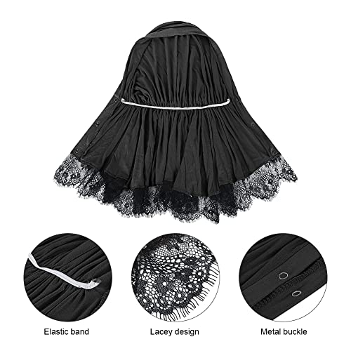 SIQITECHNO Lace Muslim Hijab for Women Islamic Headscarf Fashion Scarf Shawl Arabian Head Wrap Muslim Turban Eid Headwear4