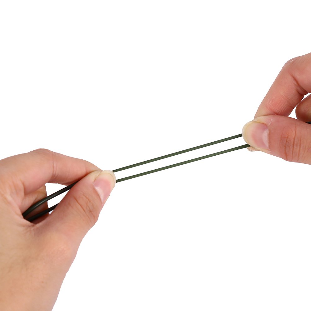 Mangas de Aparejo de Silicona para Pesca de Carpa ,Tubos de Aparejo de Manga de Pesca ,Tubos de Aparejo Anti enredos para Conector de Aparejos de señuelos