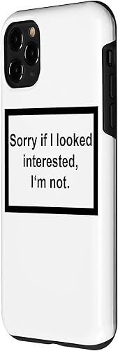 Vista 71 de iPhone 12 Pro Max Sorry If I looked Interested I'm not - Funny Daying Gift Case