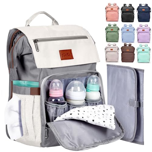 Image of PILLANI Baby Diaper Bag Backpack - Baby Bag for Boys & Girls - Diaper Backpack - Large Travel Diaper Bags with Changing Pad - Baby Registry Search & Baby Shower Gifts - Newborn Essentials Must Haves