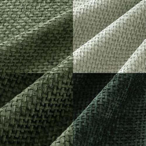 Image of MIULEE Pack of 4 Couch Throw Pillow Covers 20x20 Inch Green Soft Decorative Chenille Pillow Covers Farmhouse Accent Cushion Covers for Boho Spring Home Decor Sofa Bedroom Living Room