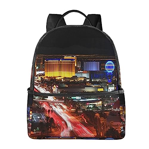 Sac à dos de travail pour ordinateur portable BAFAFA imprimé ville nuit