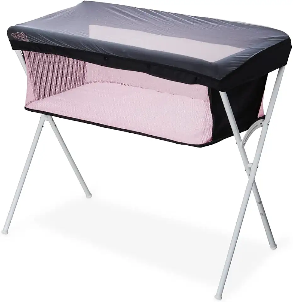 Berço Portátil para Bebê Co-Leito 9kg Snuggle Rosa Maxi Baby