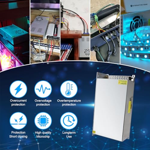 Alimentation 12V 41.6A 500W transformateur AC 240V vers DC