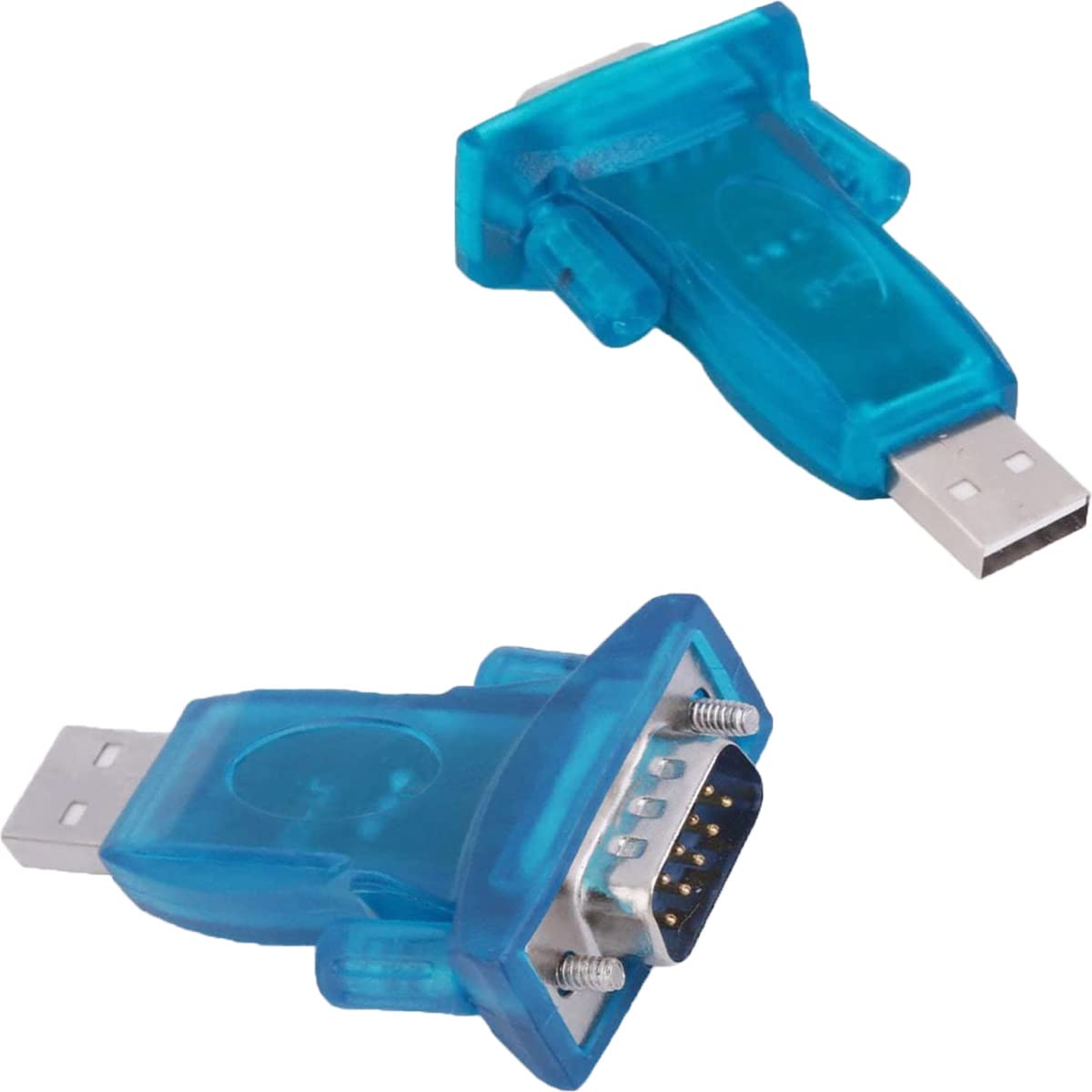 2 Pezzi Adattatore USB A RS232 Seriale – Cavo Convertitore Da USB A Porta COM 9 Pin Maschio, Chip CH340, Compatibile Win7/XP/2000