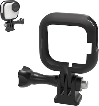 Camera Cage Compatible with Insta360 GO Ultra, Camera Protective Frame with 1/4" Thread Adapter for Tripod, Selfie Stick, Heat Dissipation, Easy Mount & Lightweight Design