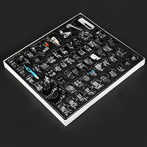 62Pcs Sewing Machine Presser Foots Set, Sewing Machine Accessories Kit For Brother, Babylock, Singer, Elna, Toyota Sewing Machines #TOP6