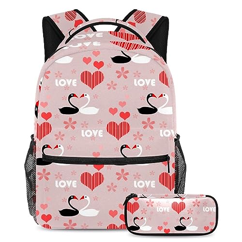 Sac à dos avec trousse pour adolescents et cartables enfants étudiants multicolore