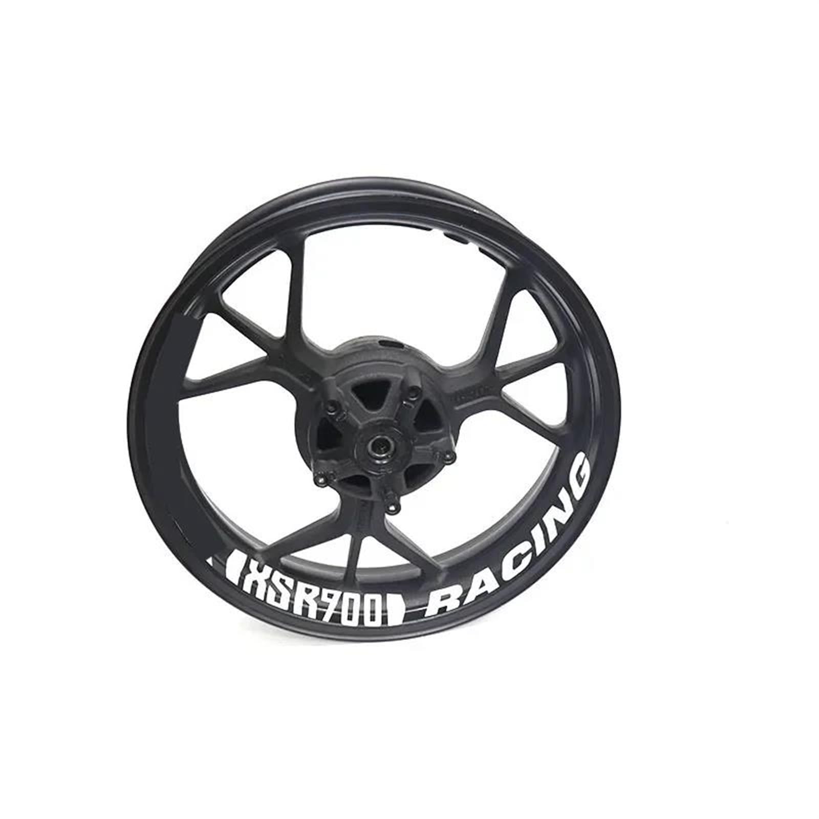 Stickers Motorcycle Accessories Wheel Stickers Reflective Decals Rims for Yamaha XSR900 Xsr900(Style 3)