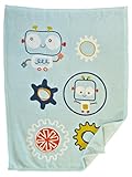 Baby Blanket (Robot) Super Soft Fleece Baby Boy's Blanket/Cozy Blanket/Crib to Toddler/Registry Gift for Boy and Girl/Super Soft