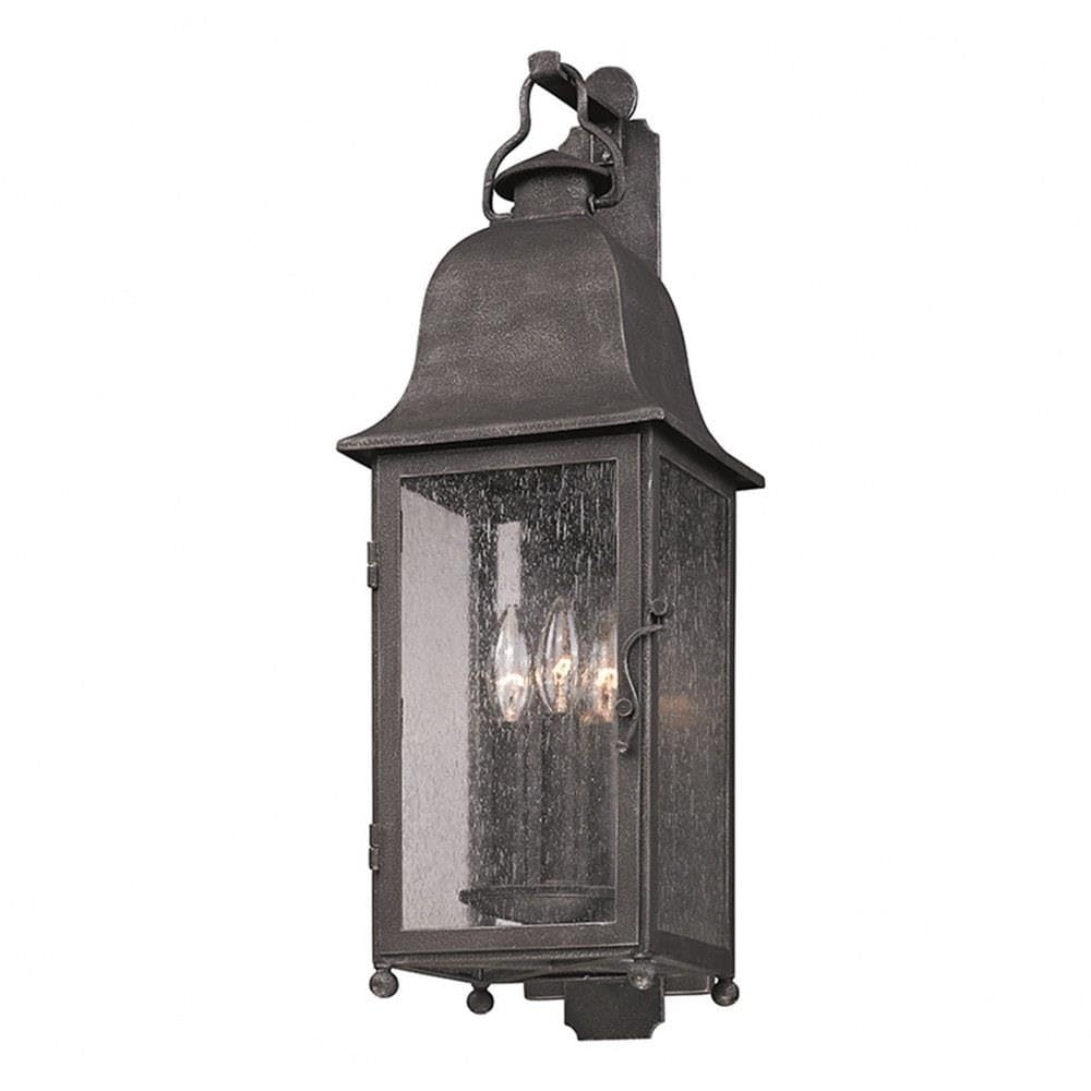 Troy Lighting Larchmont-3 Light Outdoor Wall Lantren-8 Inches Wide by 25 Inches High