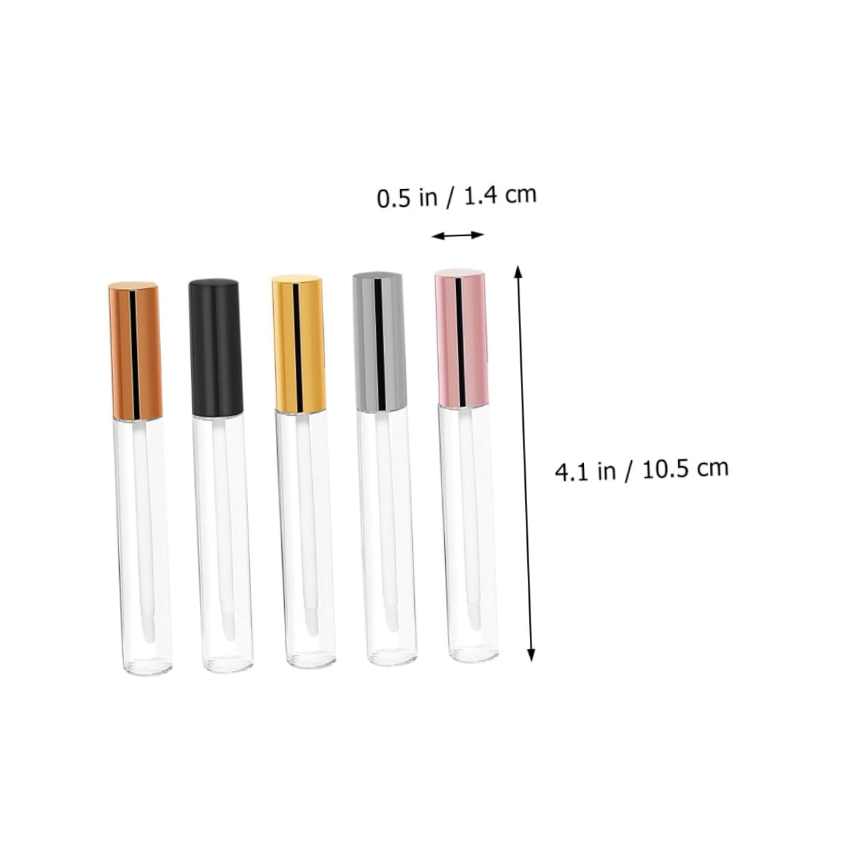 30 Stück 10ml Abs Lipgloss Flasche Leere Tuben für Selbstgemacht