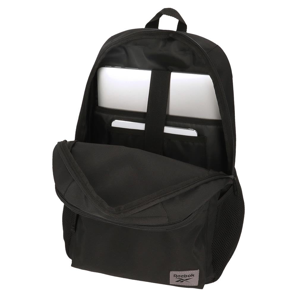 Reebok Melbourne Zaino scolastico, zaino blu e rosa, in poliestere, spallacci larghi, ergonomici e imbottiti, scomparti multipli, di Joumma Bags