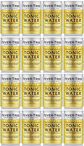 Fever-Tree Premium Indian Tonic Water 16 x 150 ml (Pack of 2 Total 16 Cans)