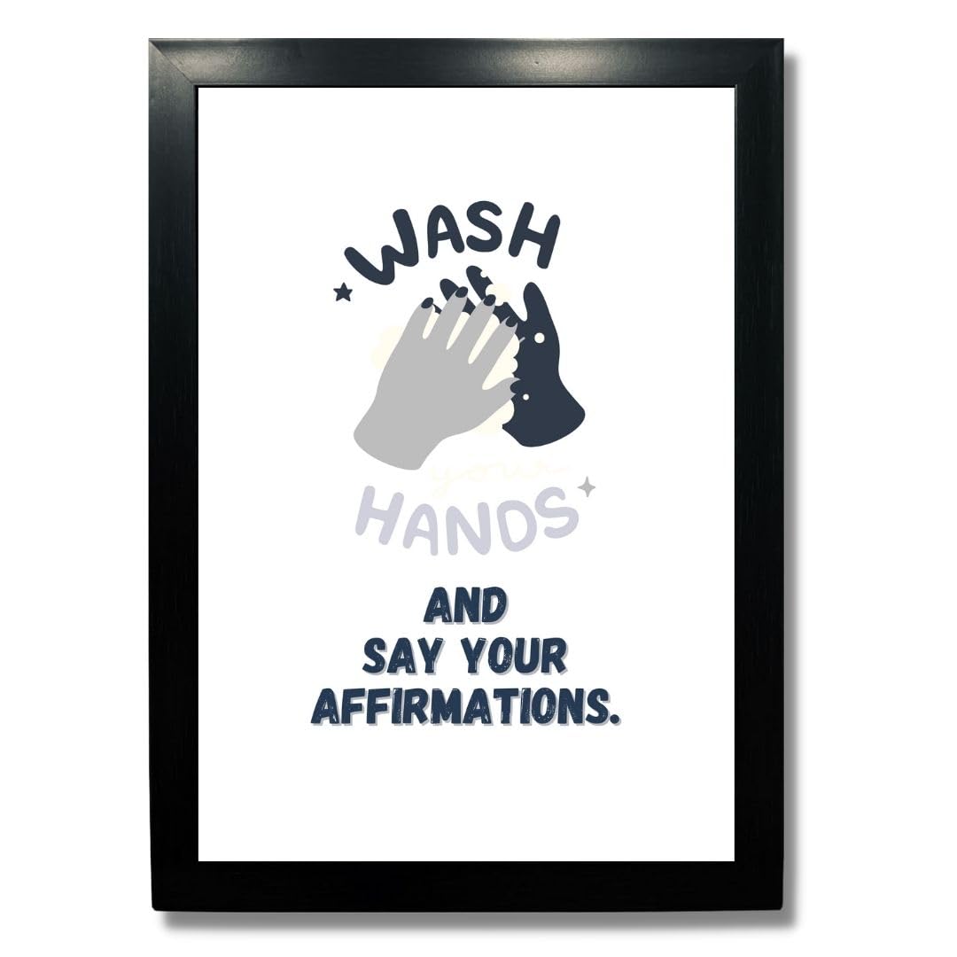 Framed Bathroom Posters - Motivational Quotes -7
