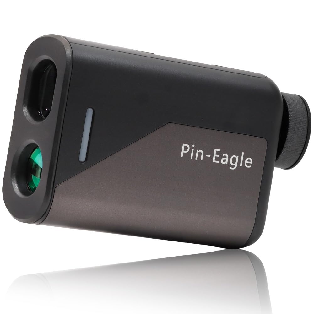 【国内ブランド】【初めてでも使いやすい】 Pin-Eagle(ピンイーグル) ゴルフ用レーザー距離計 手ぶれ補正不要 サーチ機能 高低差測定機能 ミニ 小型 軽量 0.1秒測定 光学6倍望遠 ゴルフ 距離計 距離計測器 距離測定器 計測器 pineagle