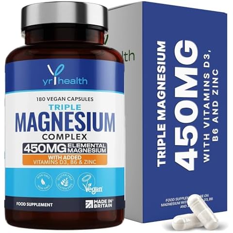 Vegan Magnesium with Zinc and Vitamin D Cover
