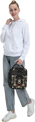 Miniatura 7 de Bolsa de almuerzo de bruja verde margarita para hombres y mujeres, bolsa de almuerzo aislada reutilizable bolsa de almuerzo portátil