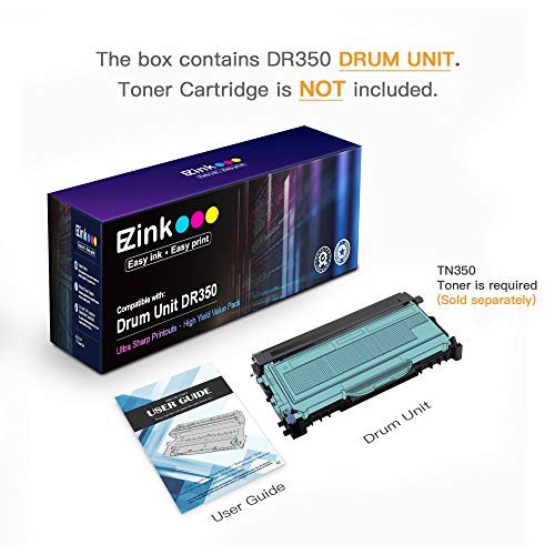 E-Z Ink (Tm Compatible Drum Unit Replacement For Brother Dr350 To Use With Hl-2040 Mfc-7420 Intellifax 2820 Dcp-7020 Hl-2070N Mfc-7820N Mfc-7220 Dcp-7010 Fax-2820 Fax-2920 Hl-2030 Hl-2070 (1 Pack) #TOP4