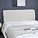 Liang Housses de Tête de lit, 360 ° Housse De Dossier Tout Compris, Housse de Protection décorative Lavable Anti-poussière pour Chambre à Coucher.(Blanche, Tête de lit Longueur:170-190 cm)