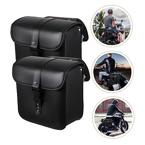Bolsa lateral para motocicleta gran capacidad para herramientas y decoración miniatura 3