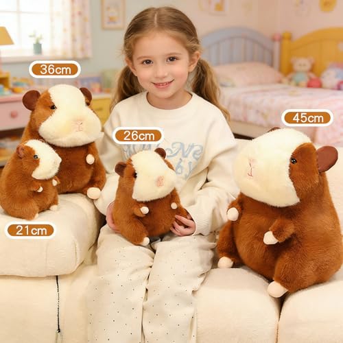 Peluche cochon d'inde douce 36cm pour calmer l'anxiété du soir - 7
