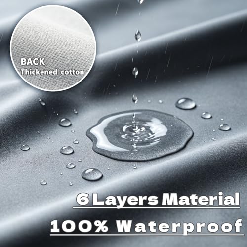 GUNHYI 6 Layers SUV Car Cover Custom Fit Land Rover Range Rover (2001-2026) Waterproof All Weather, Heavy Duty Outdoor Snow Sun Rain Uv Protection (Ships from US Warehouse, Delivery 3-8 Days) - Image 3