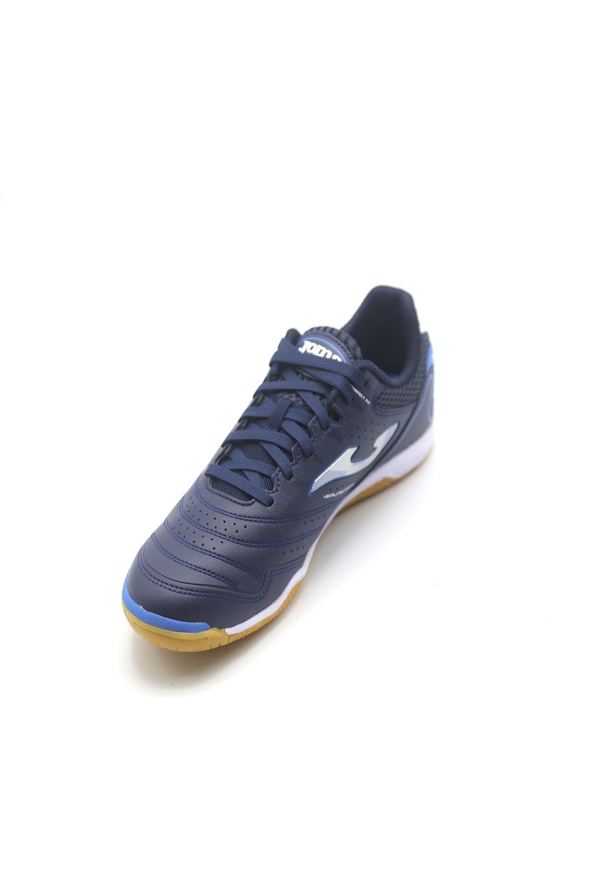 Joma MAXW2531IN Zapatillas fútbol Sala Hombre Joma Negras con Detalles Verde y Amarillo, Suela Antideslizante Hombre Zapatillas
