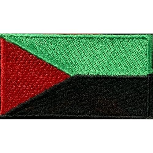 Écusson brodé Bebuz - Drapeau de la Martinique - Écusson thermocollant ou à coudre - Patch de réparation en tissu - Patchs militaires tactiques - Emblème