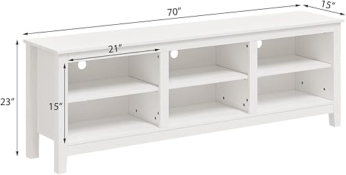 Miniatura 2 de Panana Soporte de TV, soporte de TV clásico de 6 cubos, para TV de 75 pulgadas, soportes de televisión de granja, centro de entretenimiento, soporte