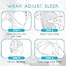 Chin Strap for Sleeping – Adamson Adjustable Anti Snoring Chin Strap for Sleepers, Secure Mouth Closure Support, Breathable & Comfortable Jaw Strap for Night Sleep