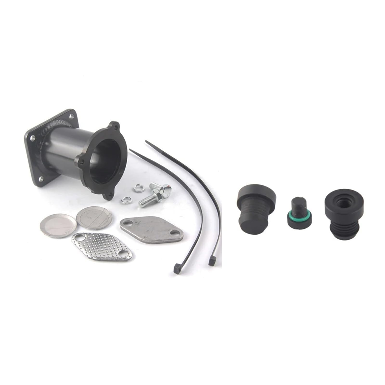 Sifusm One Color Egr Valve Recirculation Valves Adaptor Plugs Cooler& Thermostat Bungs Removal Kit For Bmw 1 3 5 7 Series