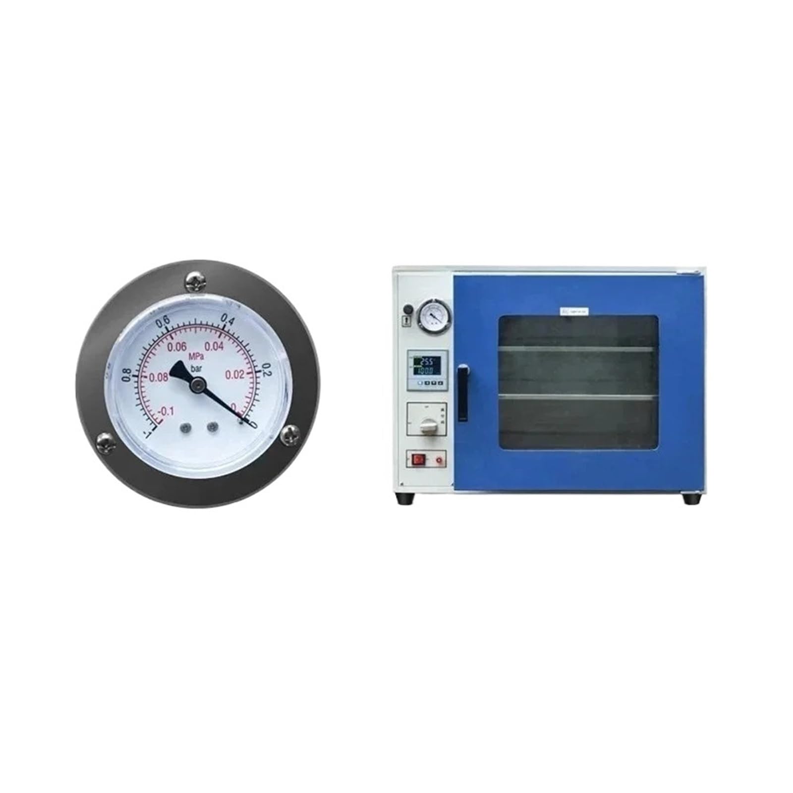 Horno De Secado Al Vacío Laboratorio Escritorio Acero Inoxidable 91L