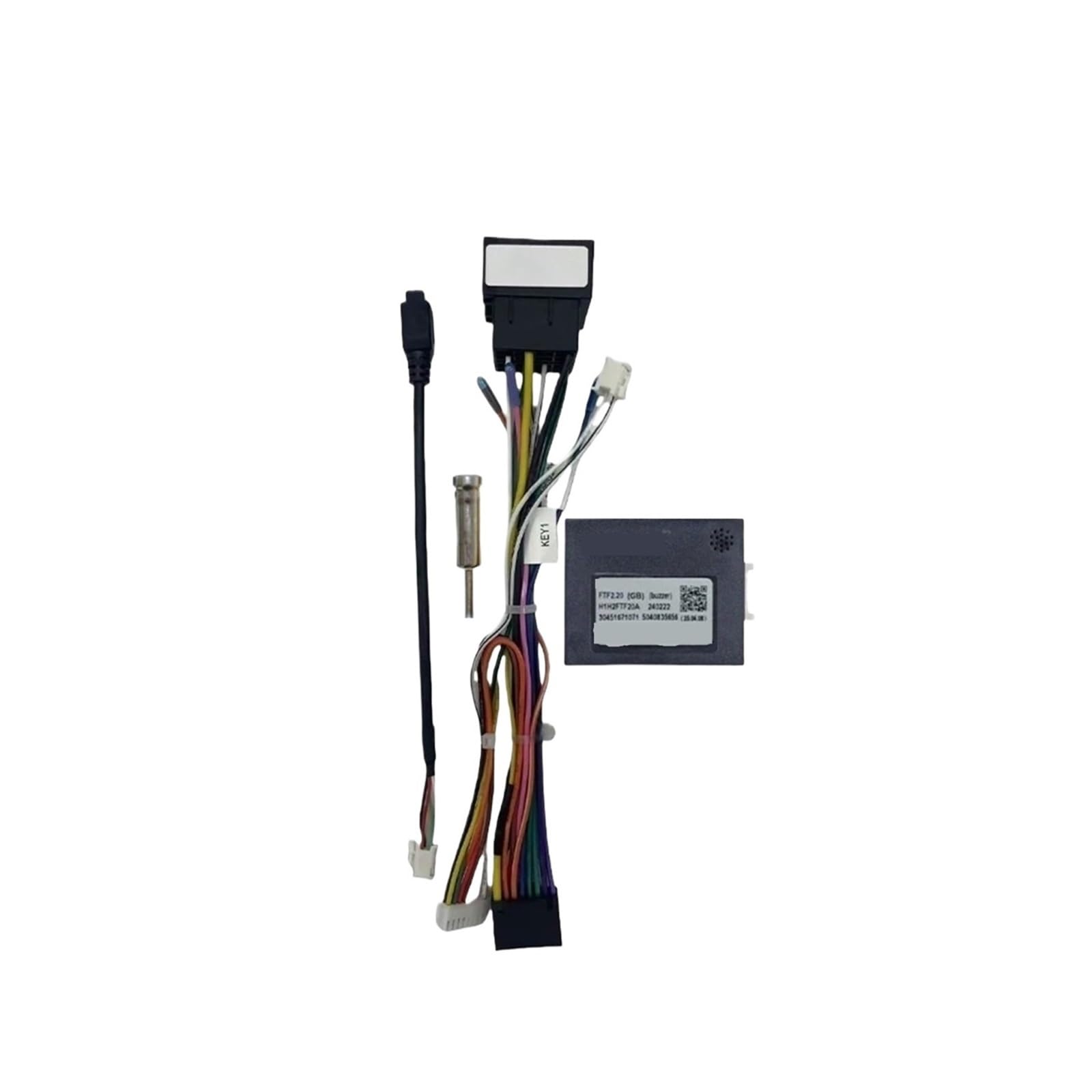 Android-Autoradio-Kabelbaum mit CAN-Bus-Adapter, kompatibel mit Fiat 500, Croma, Punto, Panda, Qubo, Siena, Ducato und Doblo(Cable Canbus)